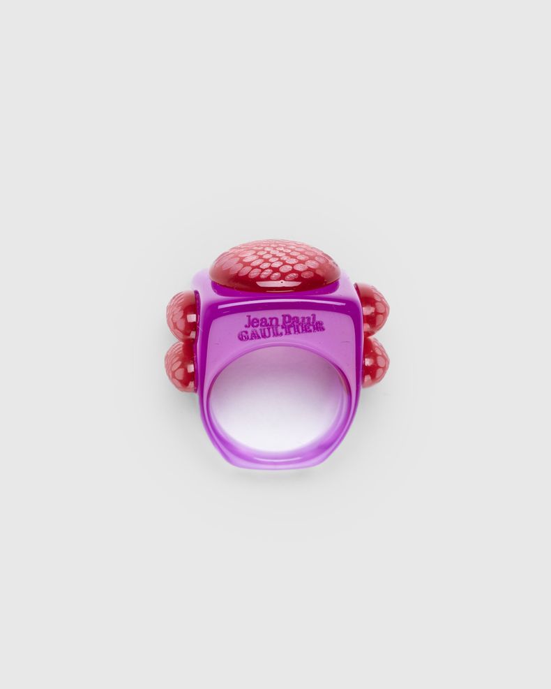 Jean Paul Gaultier – Joya De La Corona Ring Crystal Purple/Perseo Red